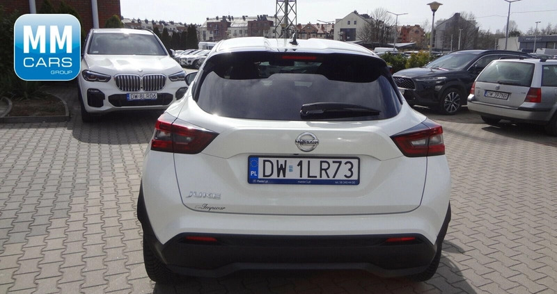 Nissan Juke cena 76850 przebieg: 60435, rok produkcji 2020 z Skępe małe 191